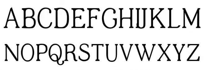 JF Shill Regular Polices MAJUSCULES