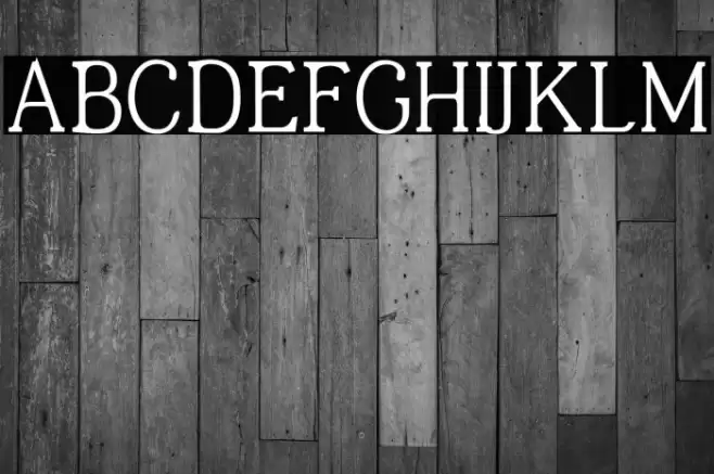 JF Shill Regular Font examples