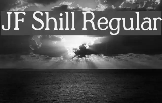 JF Shill Regular Font examples
