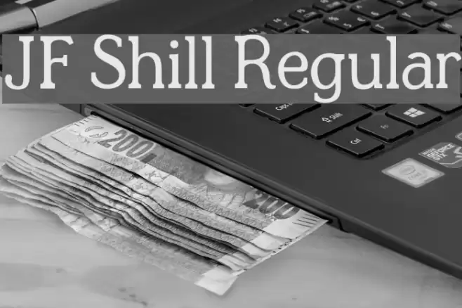 JF Shill Regular Font examples