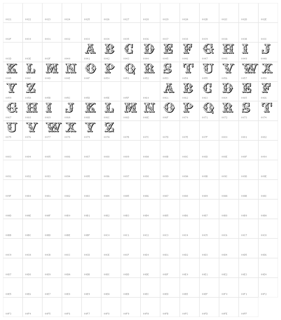JFAutumnFair Character Map