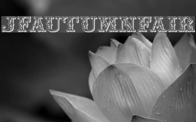 JFAutumnFair Font examples