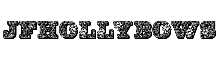 JFHollyBows  Frei Schriftart Herunterladen