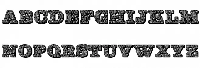 JFHollyBows Schriftart Groß