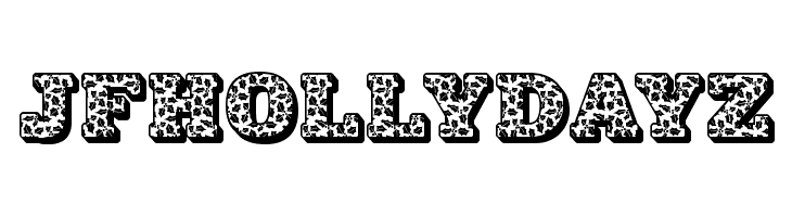 JFHollyDayz Font