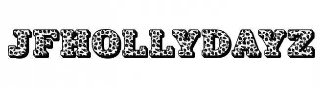JFHollyDayz  font caratteri gratis