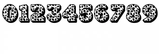 JFHollyDayz フォント その他の文字