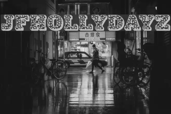 JFHollyDayz フォント examples