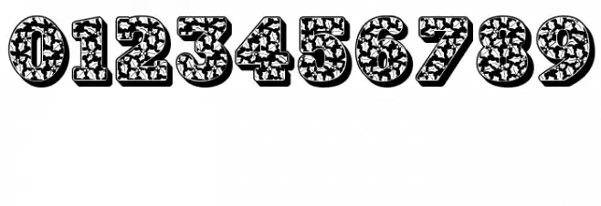 JFHollyNites Font OTHER CHARS