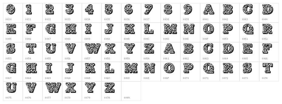 JFHollyNites Character Map