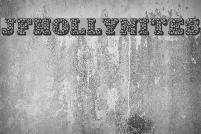 JFHollyNites Font examples