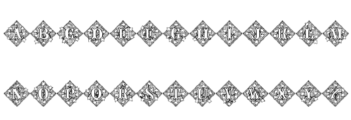 JFIvyLace Font LOWERCASE