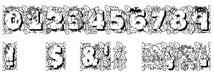 JFJungleRock Font OTHER CHARS