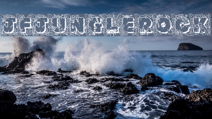 JFJungleRock Font examples