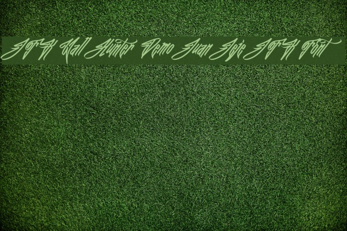 JFK Wall Hunter Demo Juan Jeje JFK Font Font examples