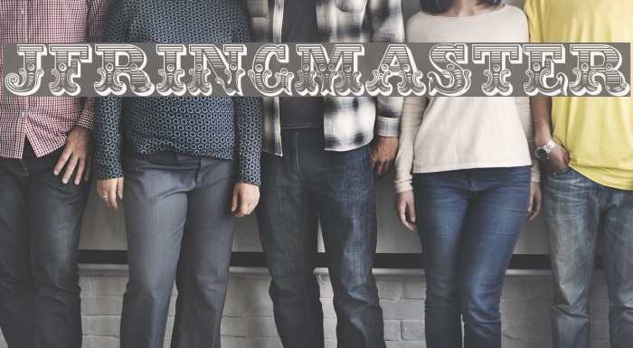 JFRingmaster Font examples