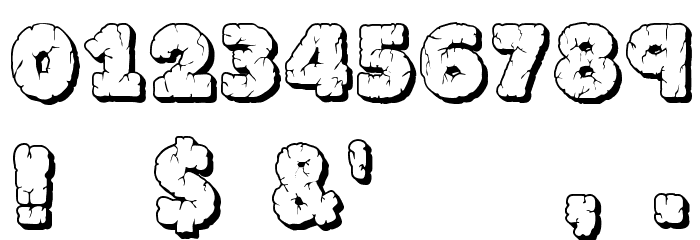 JFRockOutcrop Font OTHER CHARS