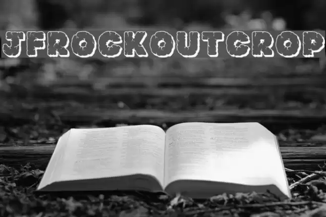 JFRockOutcrop Fonte examples