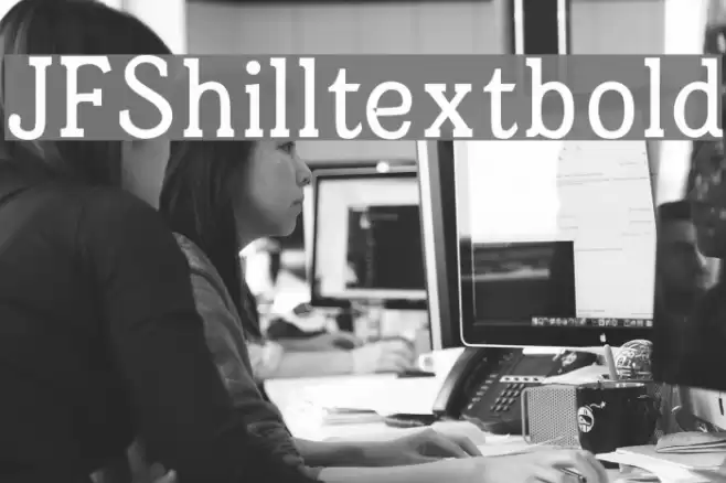 JFShilltextbold Font examples