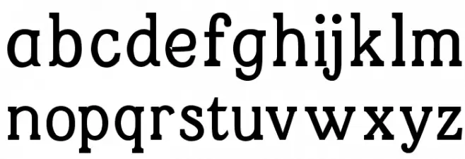 JFShilltextbold फ़ॉन्ट लोअरकेस