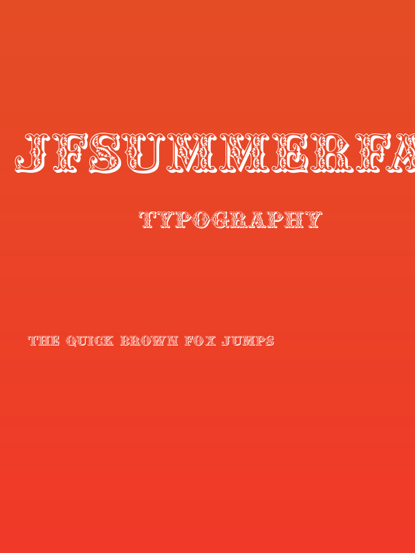 JFSummerFair Poster