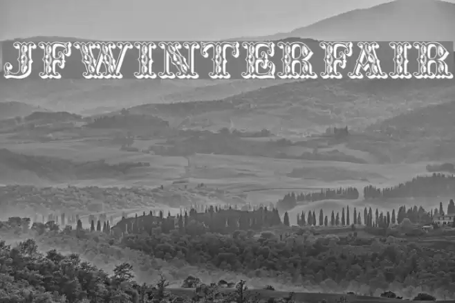 JFWinterFair Fonte examples