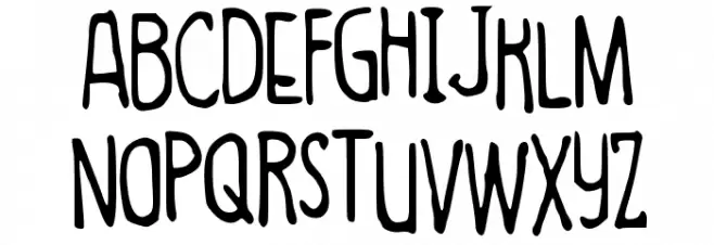 JGHopeOnUs Polices MAJUSCULES