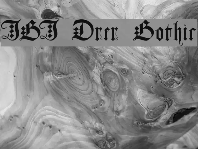 JGJ Dürer Gothic Font examples