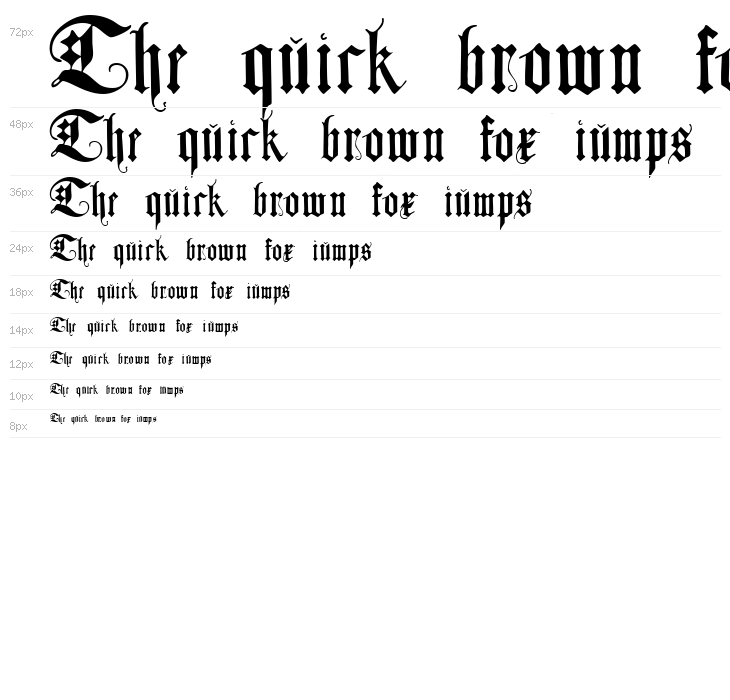 JGJ Dürer Gothic Waterfall