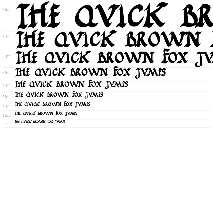 JGJ Roman Rustic Bold Waterfall