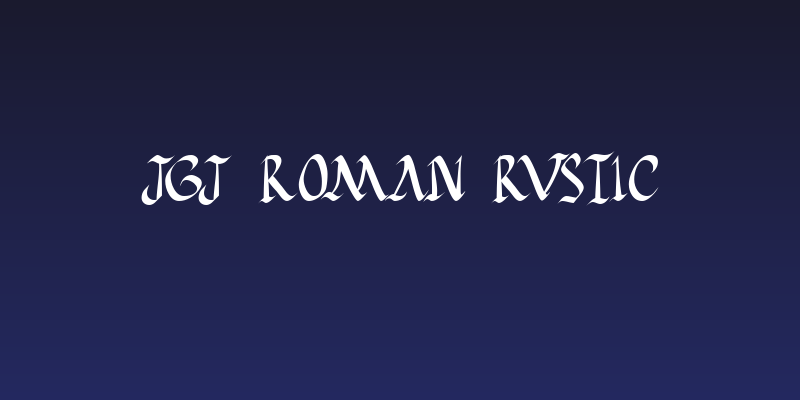 JGJ Roman Rustic Social Header