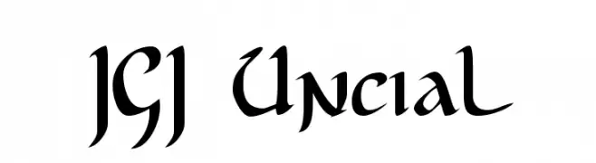 JGJ Uncial  Descarca Fonturi Gratis