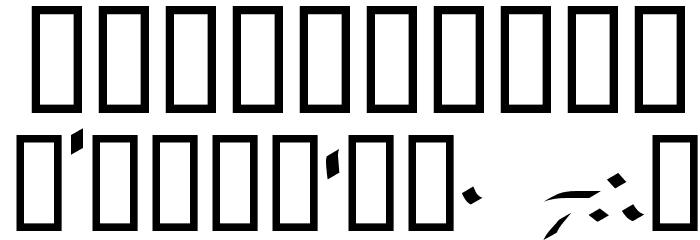 JGJ Uncial Font OTHER CHARS
