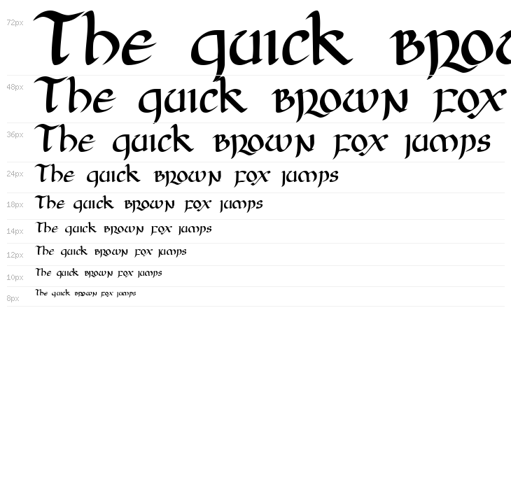 JGJ Uncial Waterfall