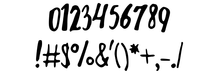 JGScriptOn Font OTHER CHARS