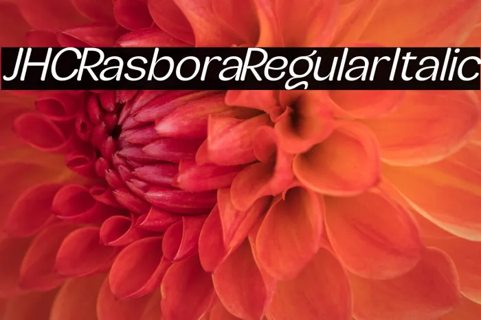 JHC Rasbora Regular Italic Example 1