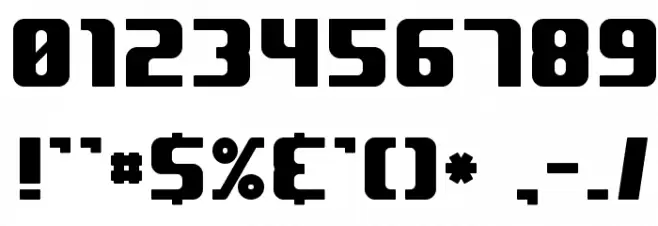 JHUF Font OTHER CHARS