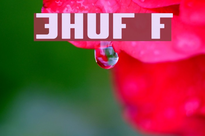 JHUF Font examples