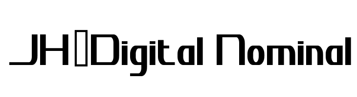JH_Digital Nominal Font