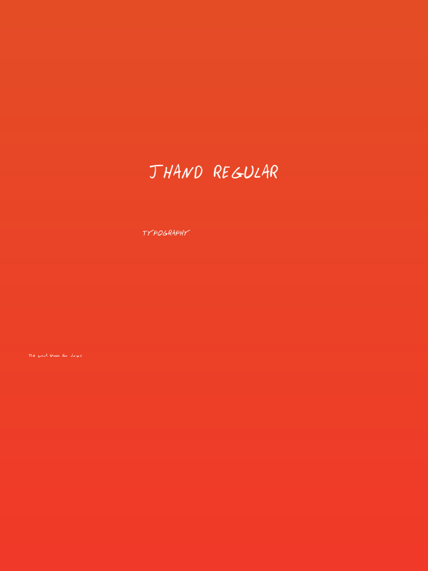 JHand Regular Poster