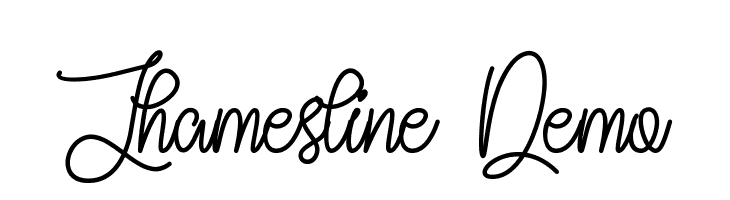 Jhamesline Demo  font caratteri gratis