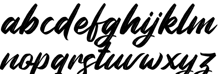 Jhandice Font LOWERCASE