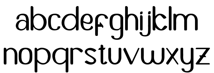 Jhaneponto Font LOWERCASE