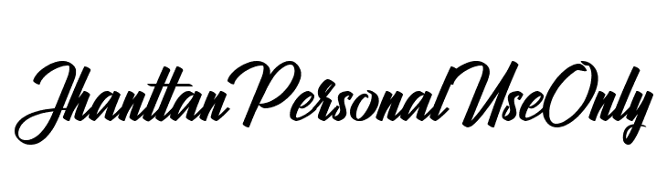 Jhanttan Personal Use Only  नि: शुल्क फ़ॉन्ट्स डाउनलोड