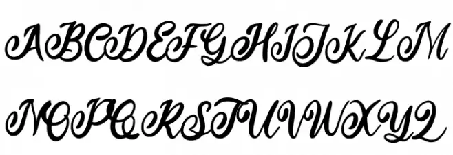 Jhaqlyn Schriftart Groß