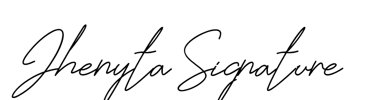 Jhenyta Signature  Frei Schriftart Herunterladen
