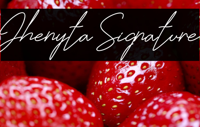 Jhenyta Signature Example 1