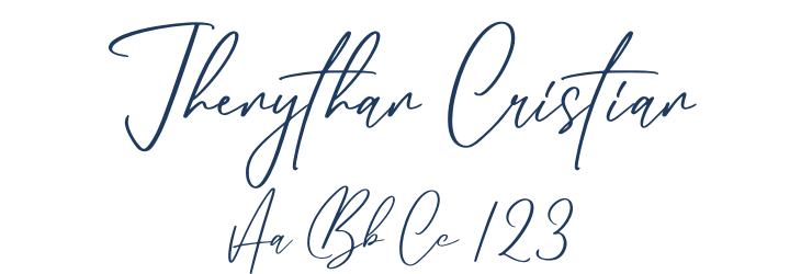 Jhenythan Cristian Font Preview