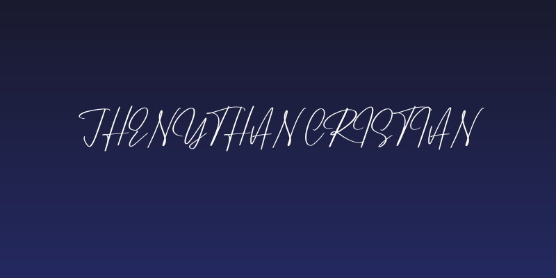 Jhenythan Cristian Social Header