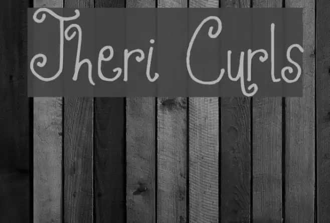 Jheri Curls Font examples